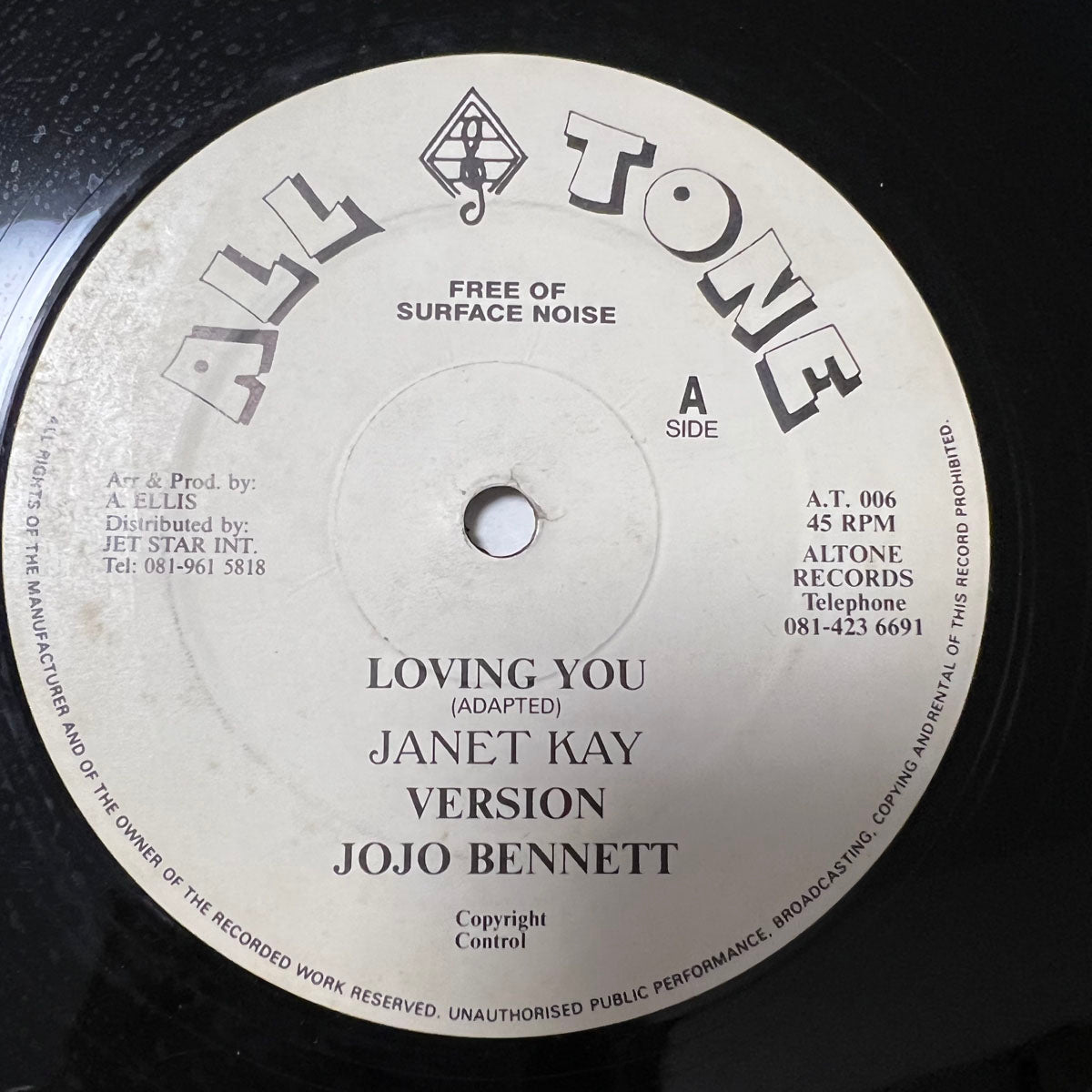 JANET KAY / LOVING YOU