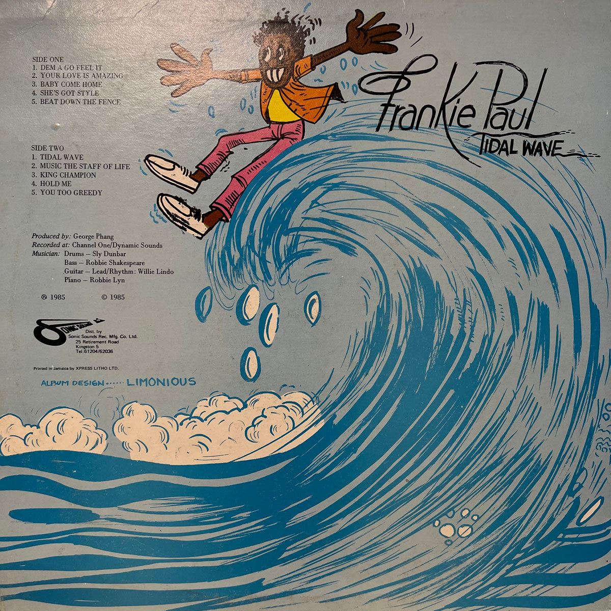 FRANKIE PAUL / TIDAL WAVE