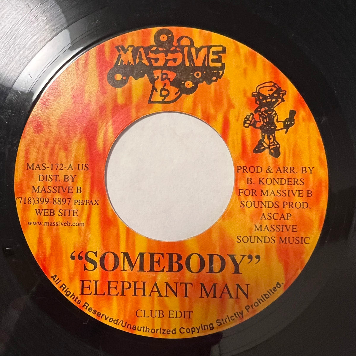 ELEPHANT MAN / SOMEBODY