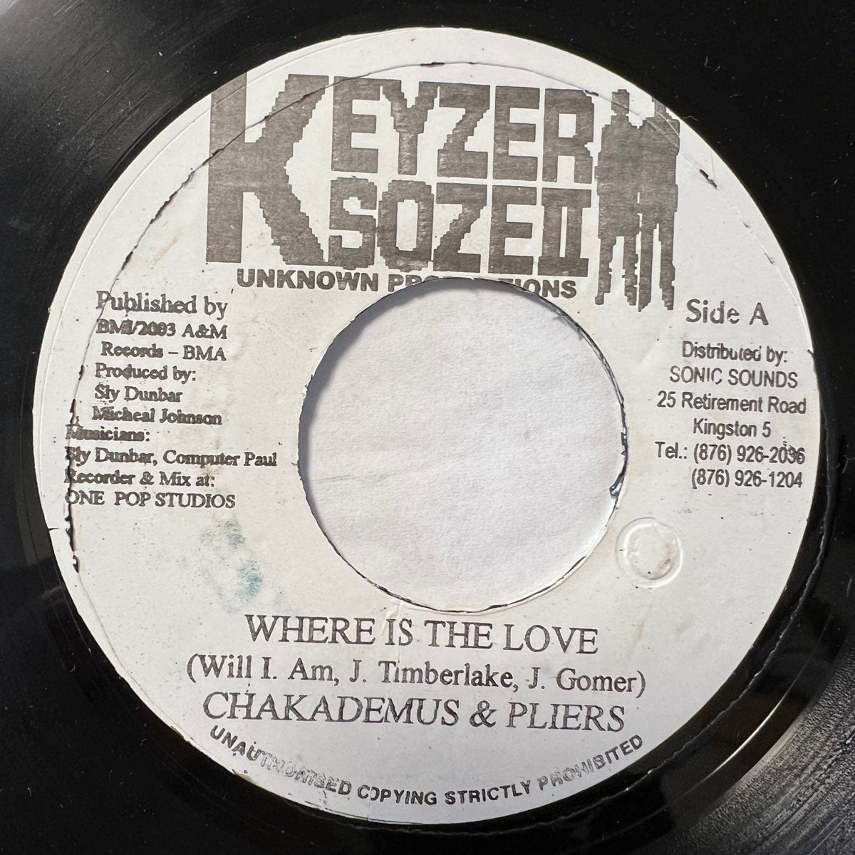 CHAKA DEMUS, PLIERS / WHERE IS THE LOVE - DILEMMA