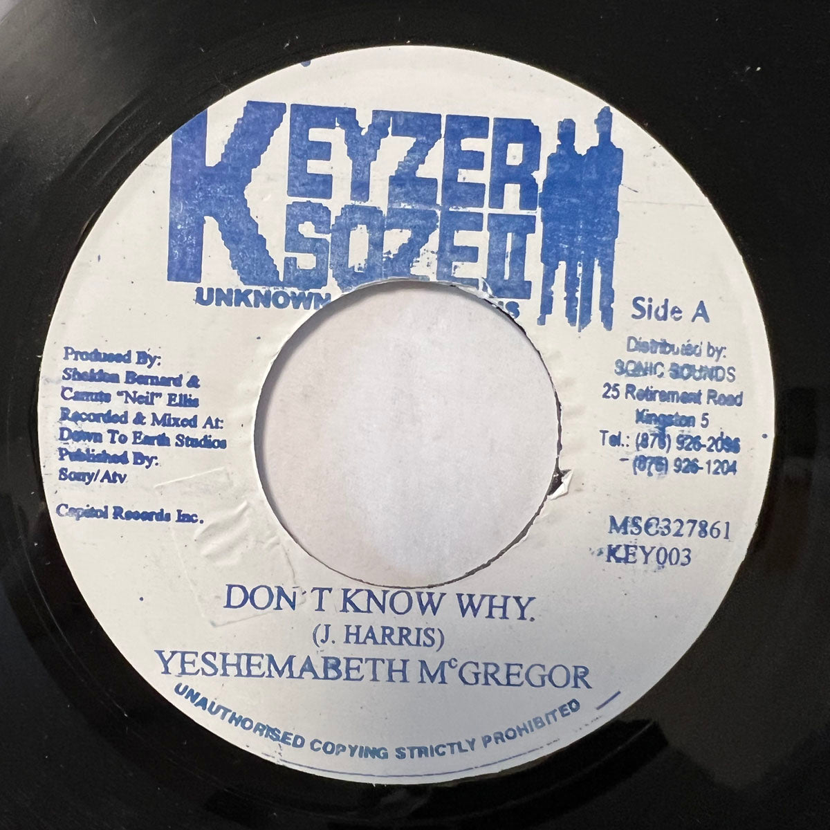 YESHEMABETH / DON'T KNOW WHY