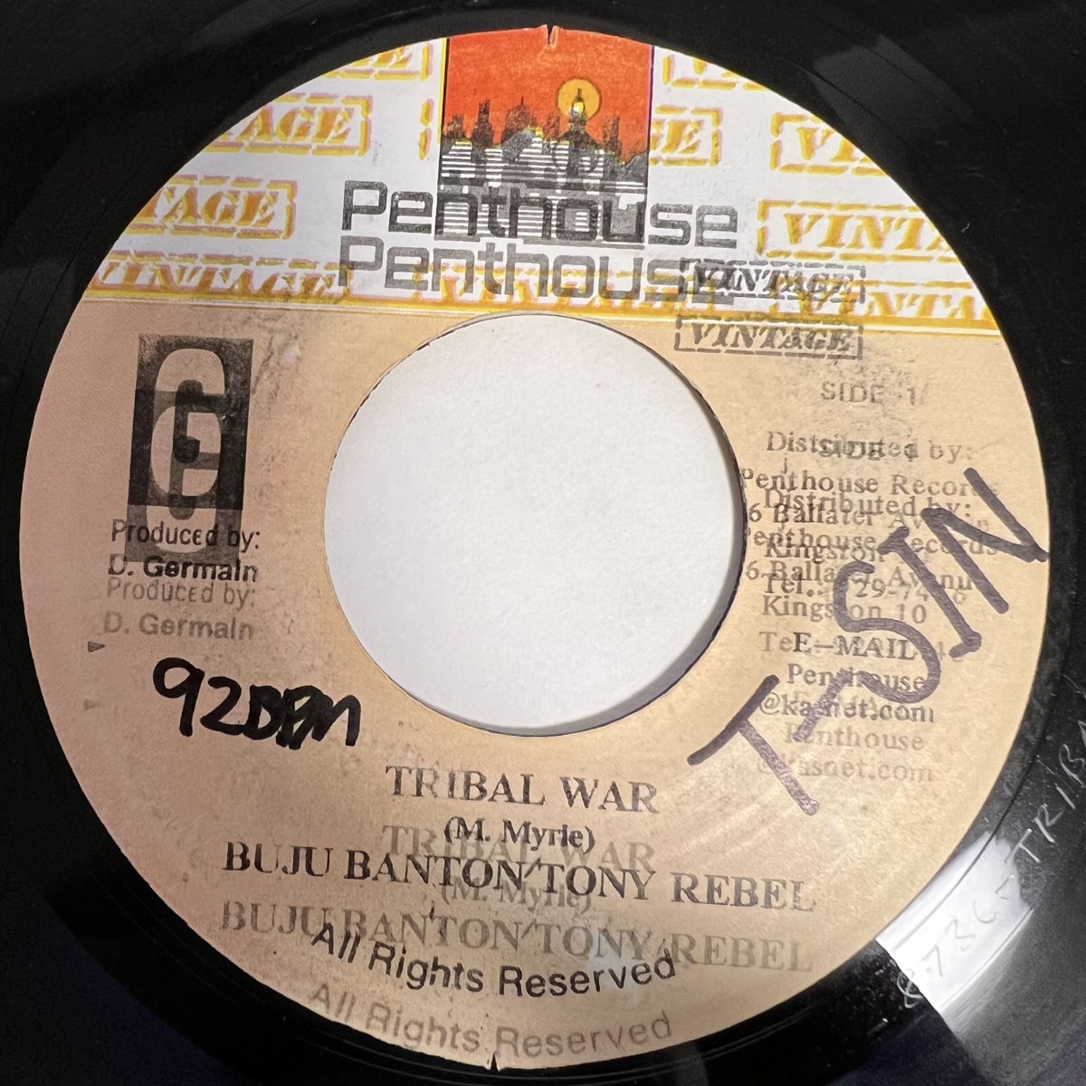 BUJU BANTON & TONY REBEL / TRIBAL WAR