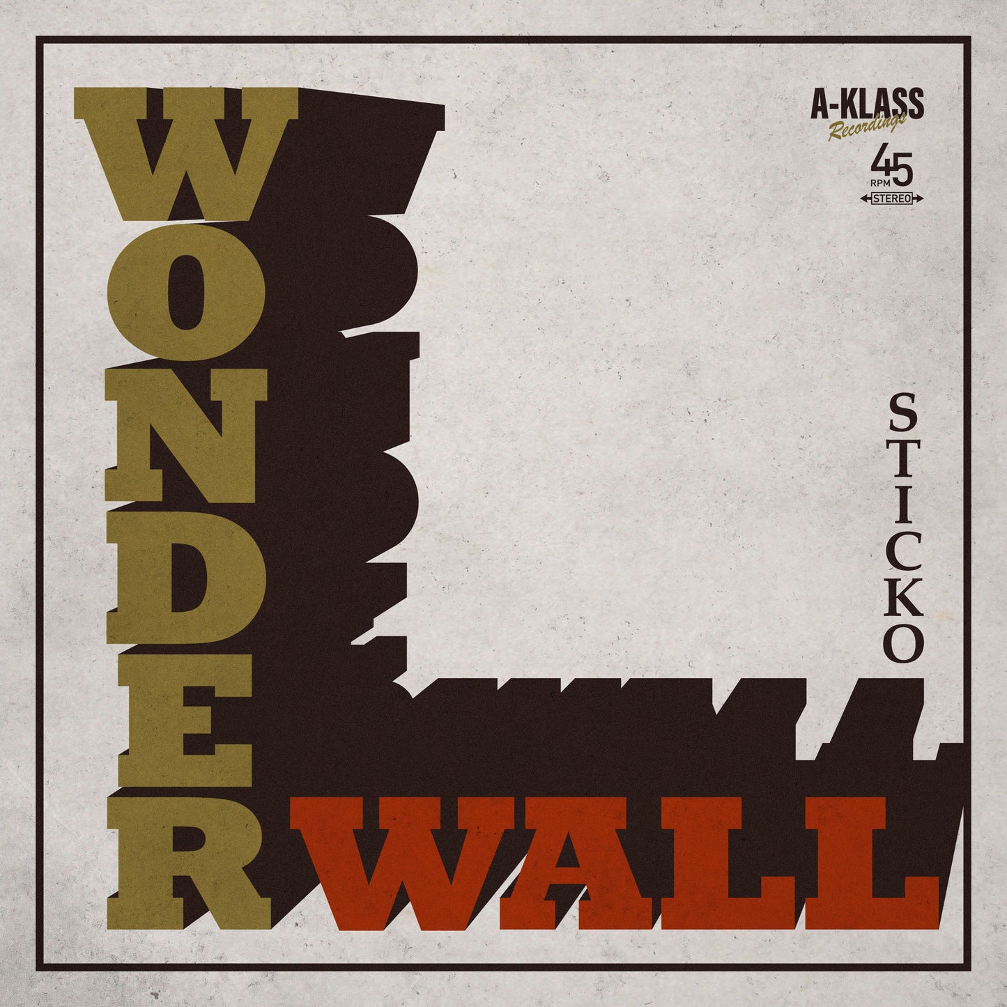 【新品】STICKO / WONDERWALL - E-MURA / WONDER DUB