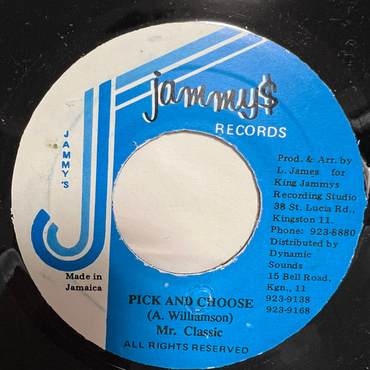 MR. CLASSIC / PICK AND CHOOSE