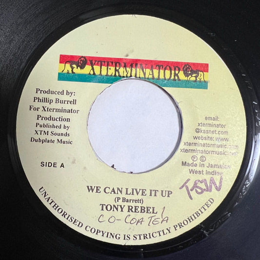 TONY REBEL & COCOA TEA / WE CAN LIVE IT UP