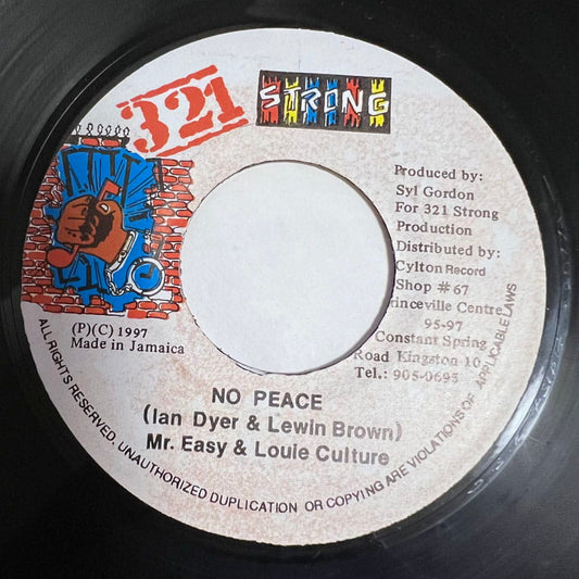 LOUIE CULTURE & MR EASY / NO PEACE