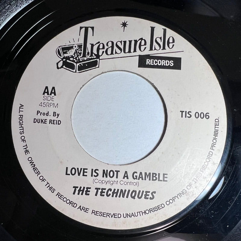 THE TECHNIQUES / LOVE IS NOT A GAMBLE - TRAVELING MAN