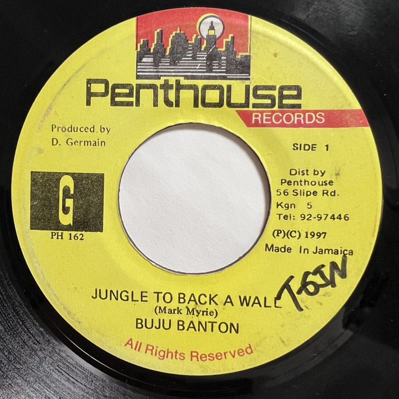 BUJU BANTON / JUNGLE TO BACK A WALL