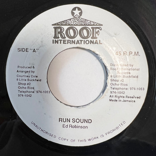 ED ROBINSON / RUN SOUND