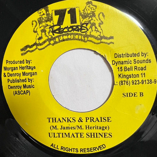 JUNIOR KELLY / BABY CAN WE MEET - ULTIMATE SHINES / THANKS & PRAISE
