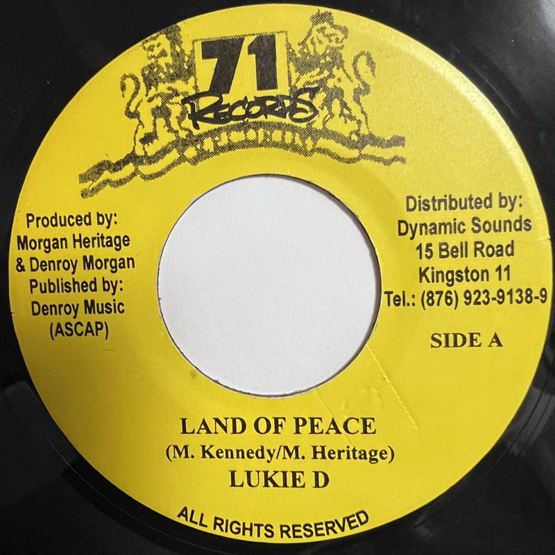 LUKIE D / LAND OF PEACE - SINGING MELODY / I WANNA KNOW