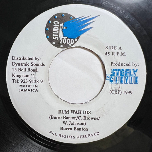 BURRO BANTON / BUM WAH DIS