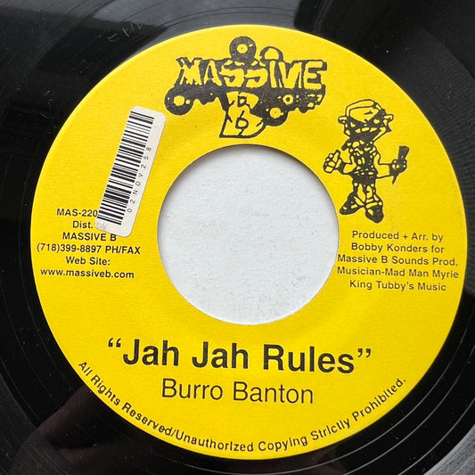 BURRO BANTON / JAH JAH RULES