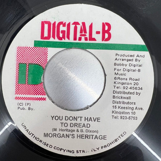 MORGAN HERITAGE / YOU DON'T HAVE TO DREAD