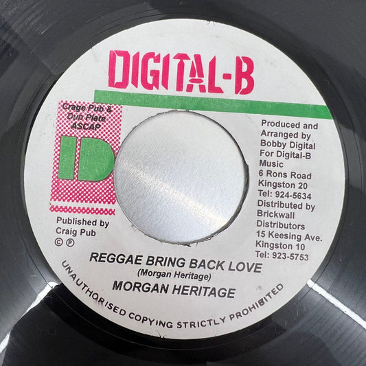 MORGAN HERITAGE / REGGAE BRING BACK LOVE