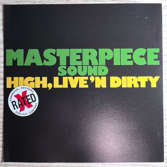 [CD] MASTERPIECE SOUND / HIGH, LIVE'N DIRTY