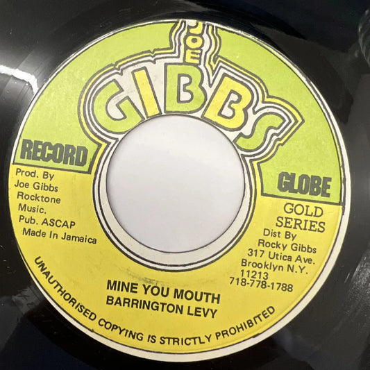 BARRINGTON LEVY / MINE YOU MOUTH