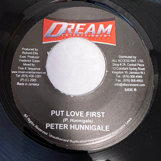 PETER HUNNIGALE / PUT LOVE FIRST