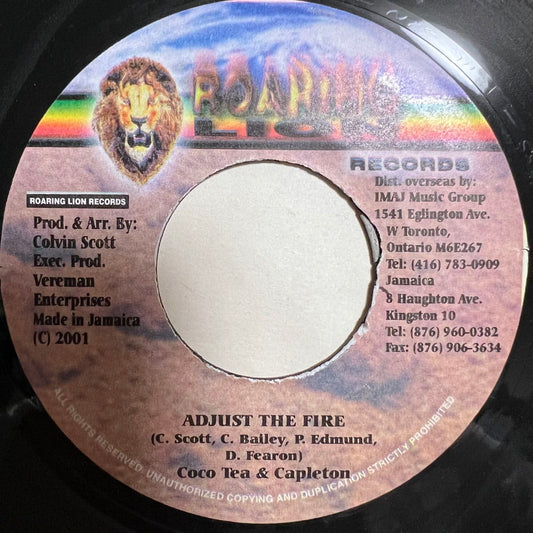 COCOA TEA &amp; CAPLETON / ADJUST THE FIRE