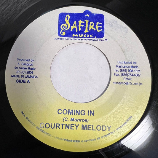 COURTNEY MELODY / COMING IN