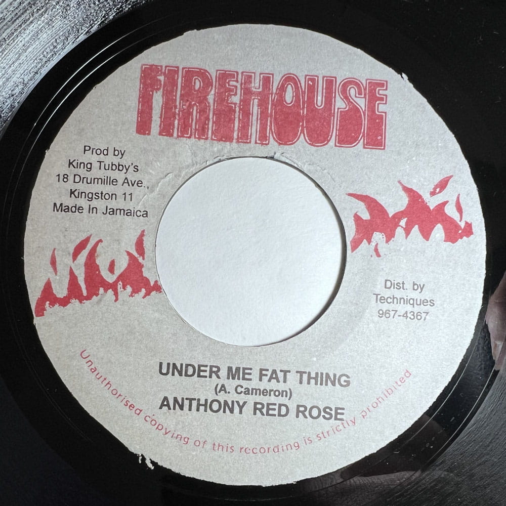 ANTHONY REDROSE / UNDER ME FAT THING