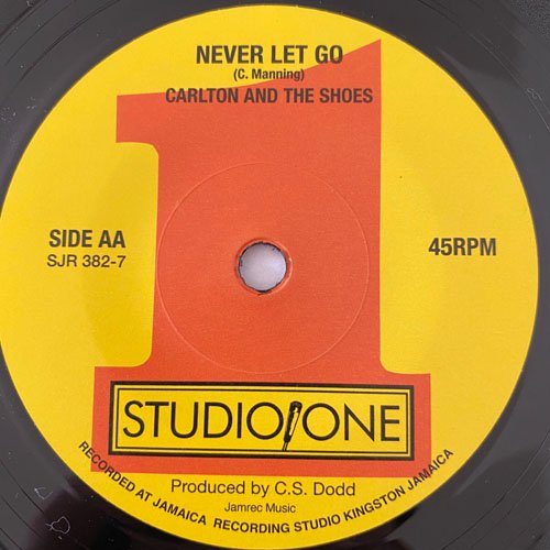 CARLTON AND THE SHOES / LOVE ME FOREVER - NEVER LET GO – YARDIES SHACK  RECORDS