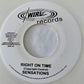 SENSATIONS / RIGHT ON TIME - LONELY LOVER