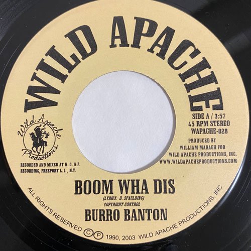 BURRO BANTON / BOOM WHA DIS