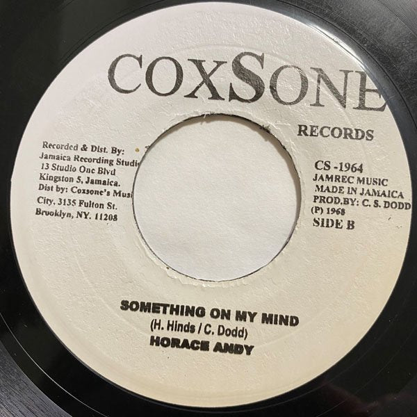 BOB MARLEY / LONESOME FEELING - HORACE ANDY / SOMETHING ON MY MIND