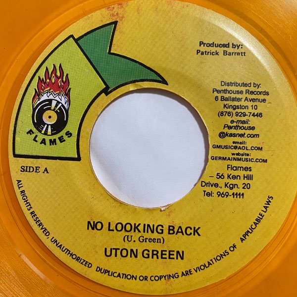 UTON GREEN / NO LOOKING BACK
