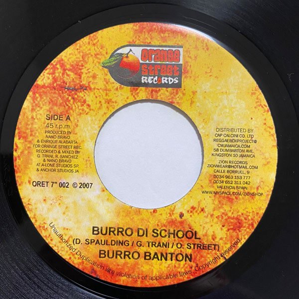 BURRO BANTON / BURRO DI SCHOOL