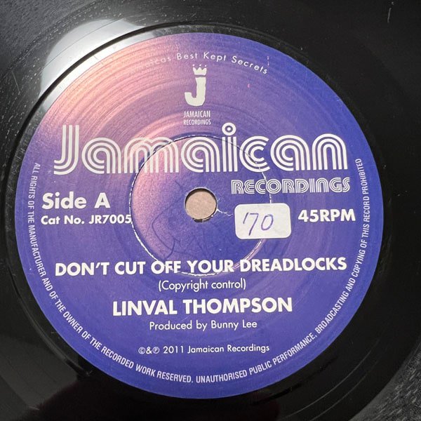 LINVAL THOMPSON / DON'T CUT OFF YOUR DREADLOCKS