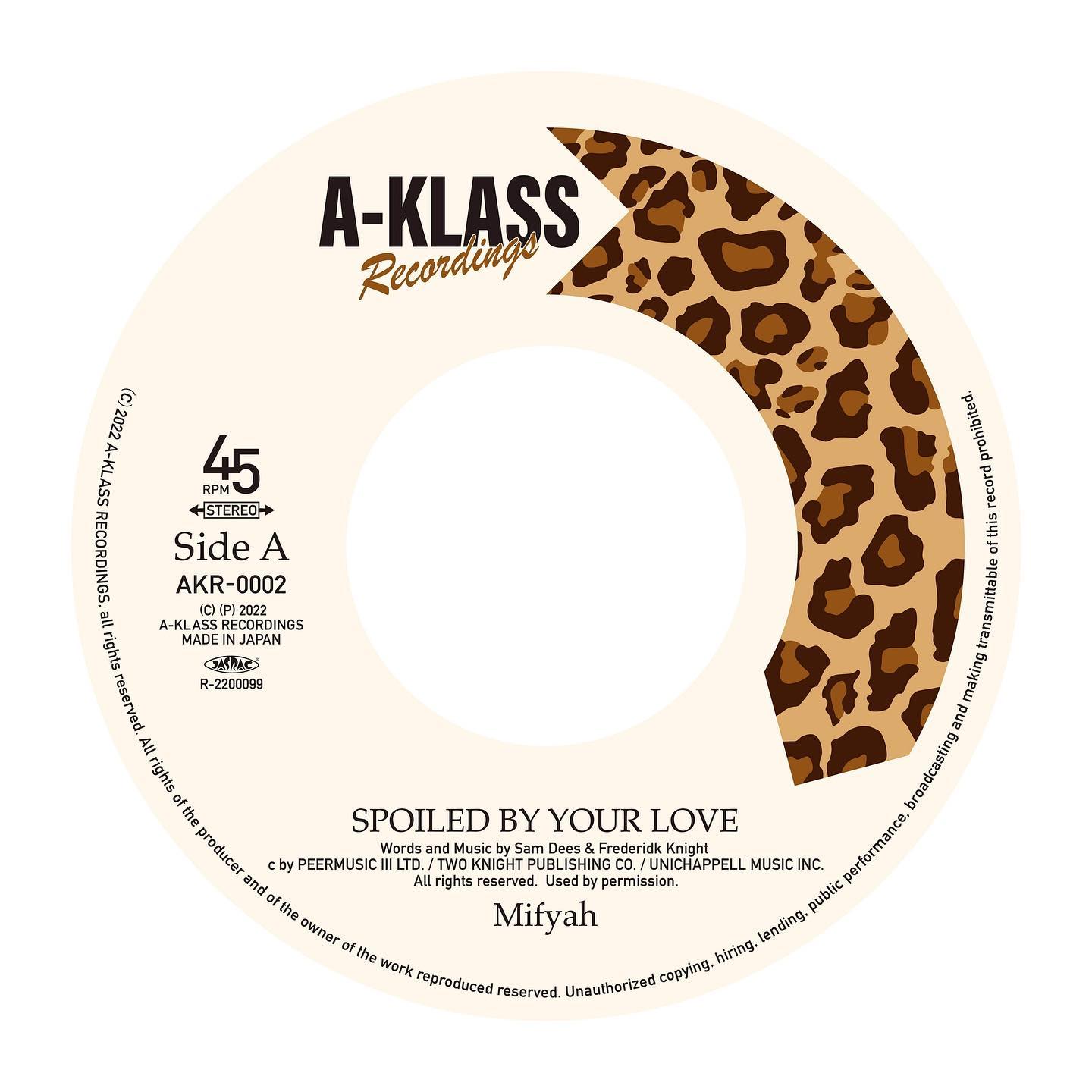 新品】Mifyah / SPOILED BY YOUR LOVE – YARDIES SHACK RECORDS