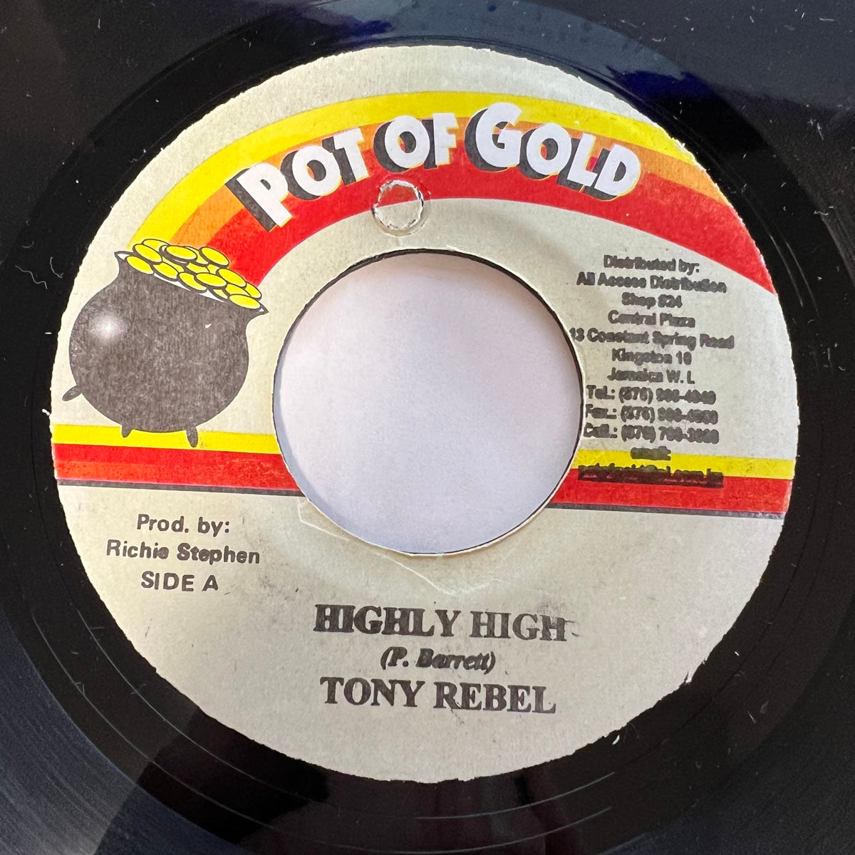 TONY REBEL / HIGHLY HIGH