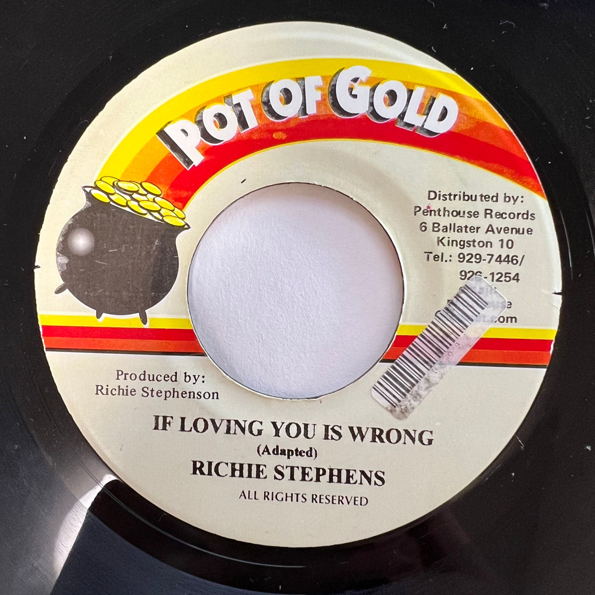 RICHIE STEPHENS / IF LOVING YOU IS WRONG