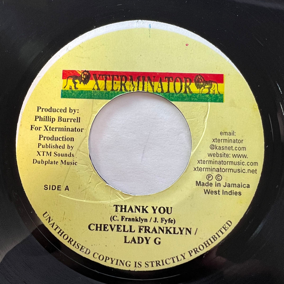 CHEVELL FRANKLYN, LADY G / THANK YOU
