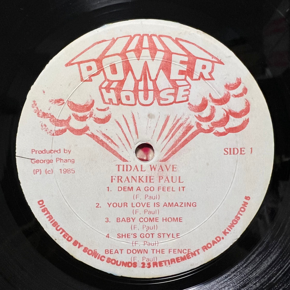 FRANKIE PAUL / TIDAL WAVE – YARDIES SHACK RECORDS